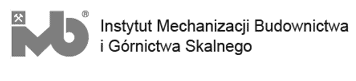 Logo Instytutu Mechanizacji Budownictwa i Górnictwa Skalnego