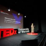 Prof. Katarzyna Śledziewska podczas TEDx University of Warsaw